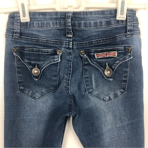 Hudson Distressed Skinny Jeans Girls Size 10 - Picture 2 of 9